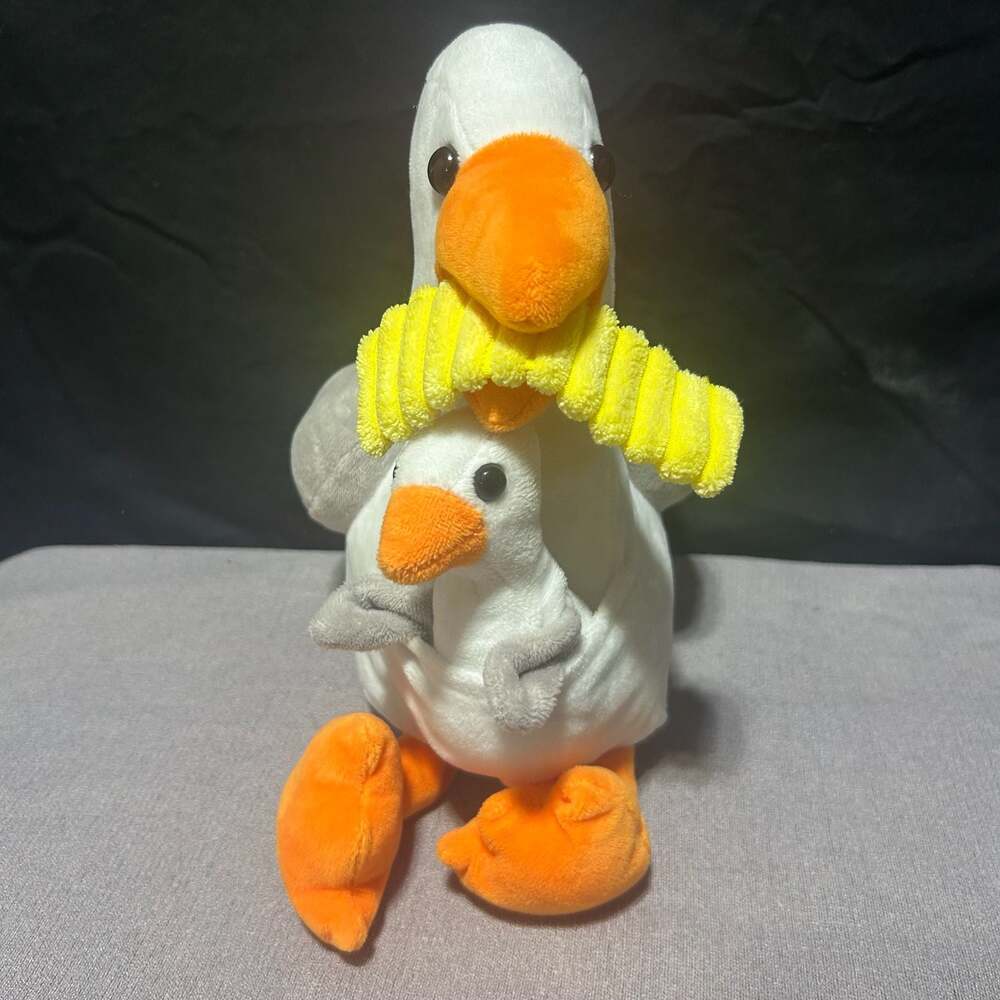 Fun Stuff Sandy Sea Gull With Baby Pouch and French Fry Plush